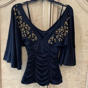 Cold shoulder blouse